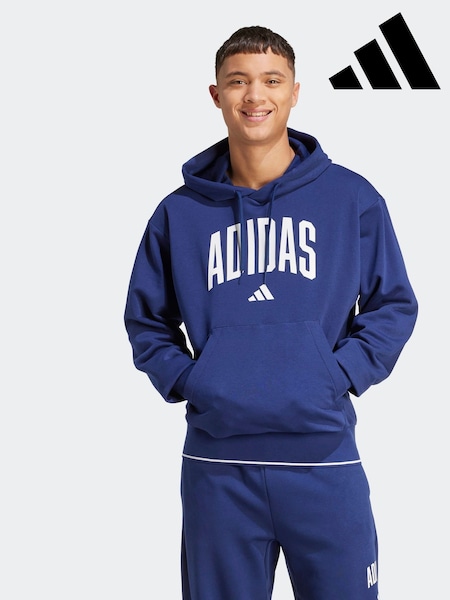 adidas Blue Collegiate Hoodie (AP9777) | £0