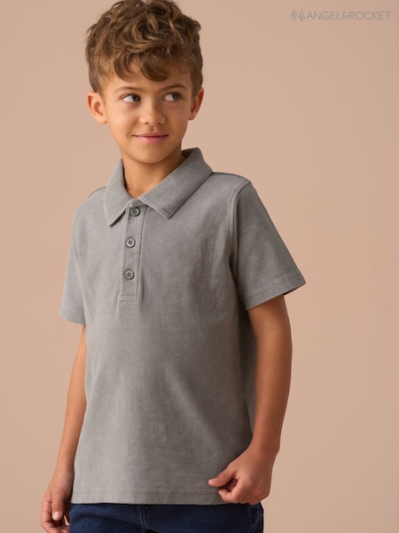 Angel & Rocket Green Rex Washed 100% Cotton Polo Shirt (AP9871) | £16 - £20