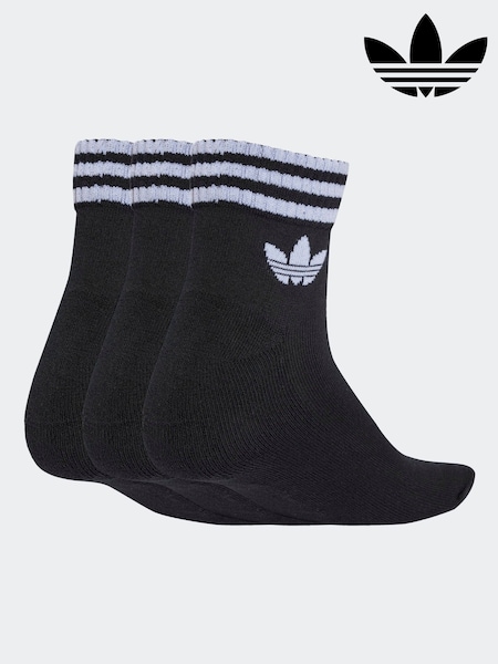 adidas Originals Black Ankle Socks 3 Pack (AP9877) | £12