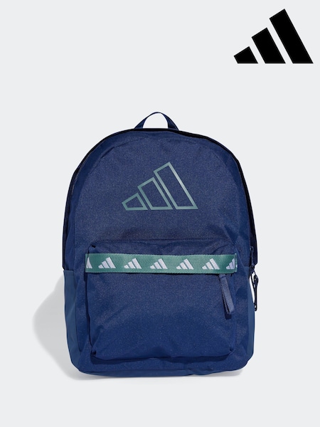 adidas Blue Classic Tape Backpack (AP9925) | £25