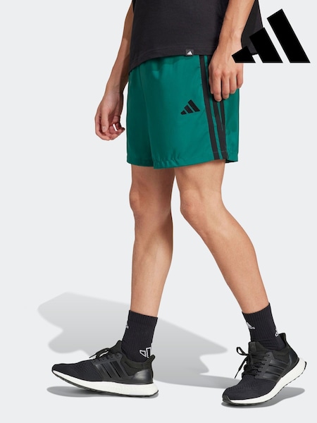 adidas Green Essentials 3-Stripes Chelsea Shorts (AP9970) | £0