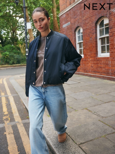 Navy Bomber Jacket (AR0012) | £64