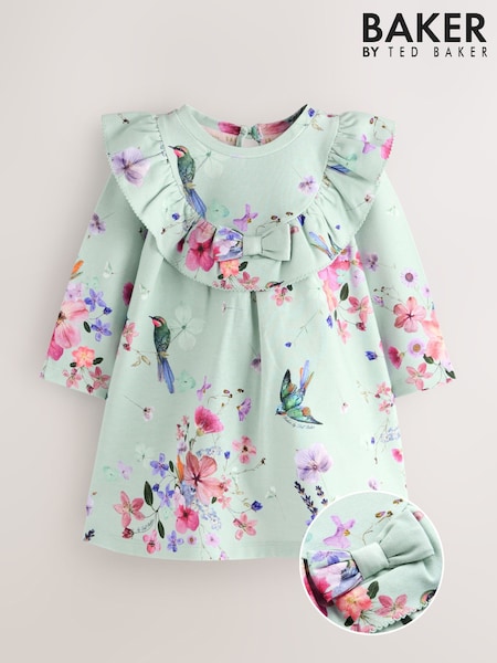 Baker by Ted Baker Frill Detail Jersey Dress (AR0367) | £26 - £28