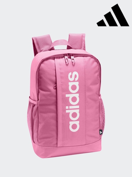 adidas Pink Kids Linear Backpack (AR0514) | £13