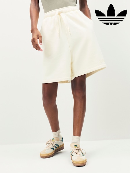 adidas Originals Brown Essentials Linear Shorts (AR0573) | £30