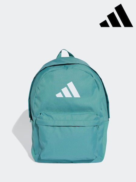 adidas Green Classic 3 Bar Logo Backpack (AR0619) | £23