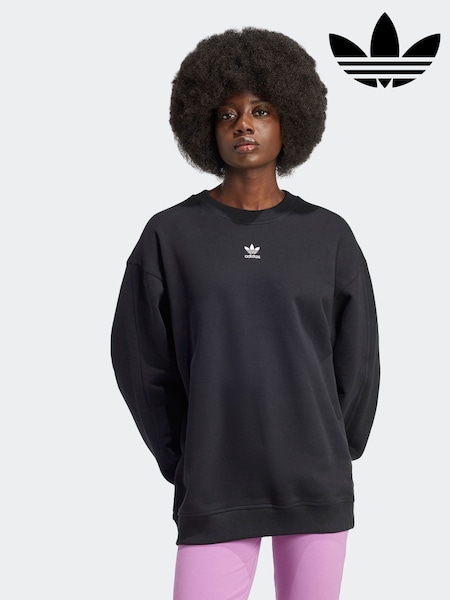 adidas Originals Black Essentials 100% Cotton Sweatshirt (AR0770) | £45