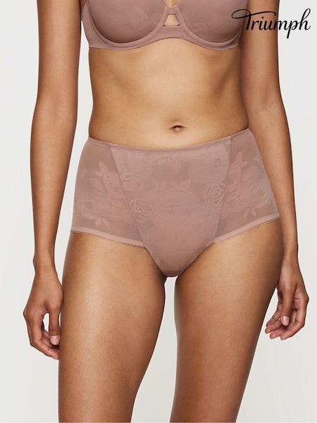 Triumph Wild Rose Sensation Maxi Brown Briefs (AR0869) | £28