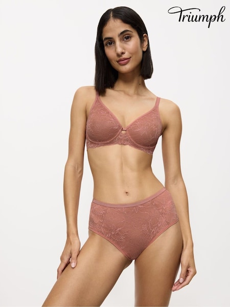 Triumph Amourette Charm T Brown Maxi knickers (AR0937) | £24