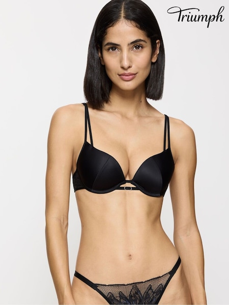 Triumph Crazy Stupid Love Push Up Black Bra (AR0951) | £34
