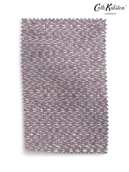 Cath Kidston Mauve Dash Textured Weave Upholstery Swatch (AR1307) | £0