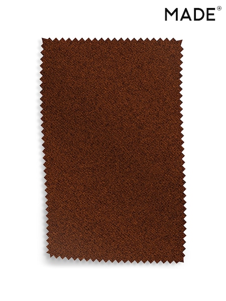 MADE.COM Orange Soft Touch Boucle Upholstery Swatch (AR1314) | £0