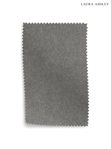 Laura Ashley Grey Wooton Dark Steel Upholstery Swatch (AR1316) | £0