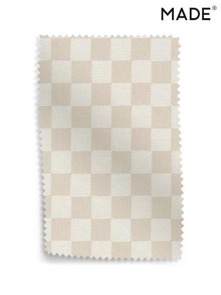 MADE.COM Natural Blenets Check Mini by Harlequin Swatch (AR1320) | £0