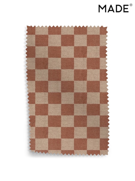 MADE.COM Orange Blenets Check Mini by Harlequin Swatch (AR1321) | £0