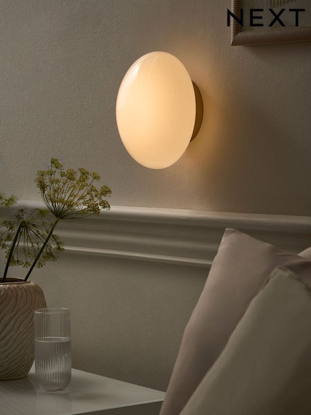 Brass Lambeth Rechargeable Small Table Lamp or Wall Light (AR1594) | £52