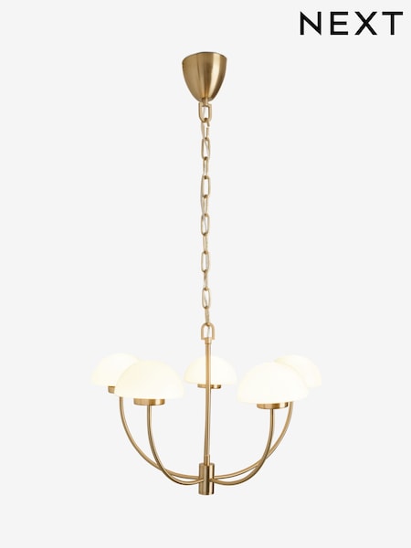 Brass Lambeth 5 Light Chandelier Ceiling Light Fitting (AR1603) | £175
