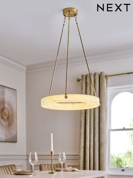 Brass Ebro LED Chandelier Ceiling Light Fitting (AR1613) | £215