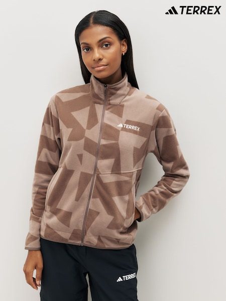 adidas Multi All-Over Print Full Zip Fleece (AR1854) | £60