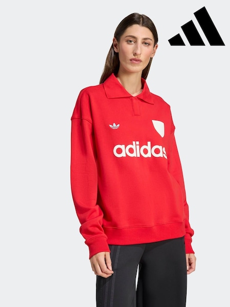 Adidas Red Footie Sweatshirt (AR1975) | £65