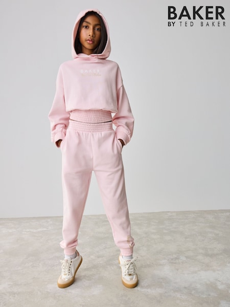 Baker by Ted Baker Ruched Waist Hoodie & Joggers Set 2 Piece (AR2167) | £38 - £43