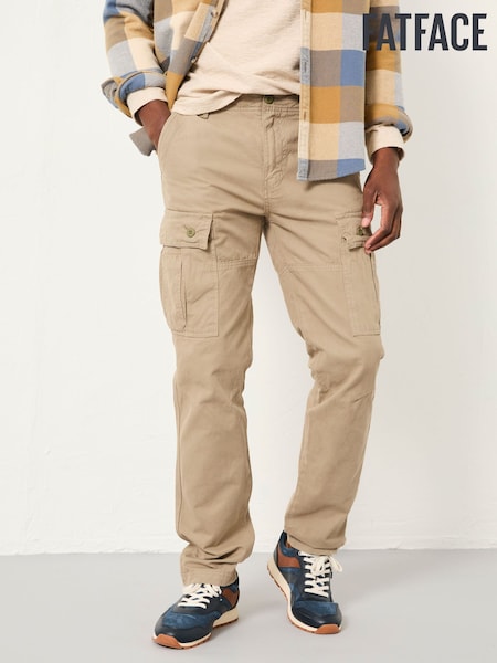 FatFace Breakyard Grey Cargo Trousers (AR2346) | £59.50