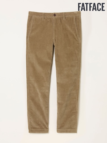 FatFace Natural Straight Cord Chino Trousers (AR2357) | £55