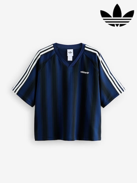 adidas Originals Blue Linear Oversize T-Shirt (AR2554) | £38