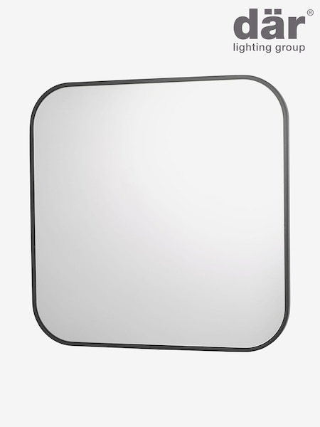 Dar Lighting Matt Black Firuz Mirror (AR3130) | £82