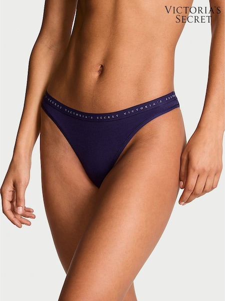Victoria's Secret Stained Glass Purple Thong Knickers (AR3686) | £9