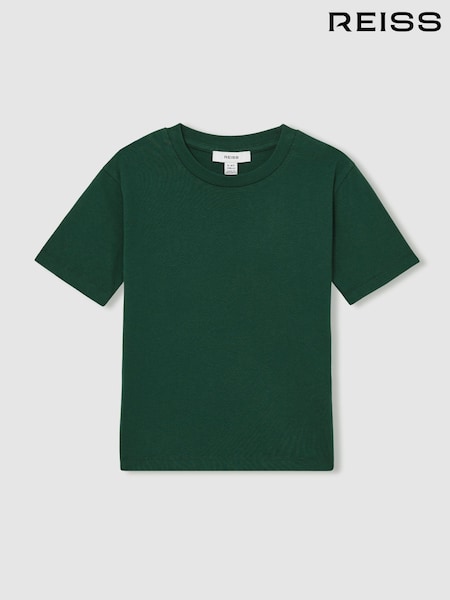 Reiss Amiee Green Honor Crew Neck T-Shirt (AR3836) | £12