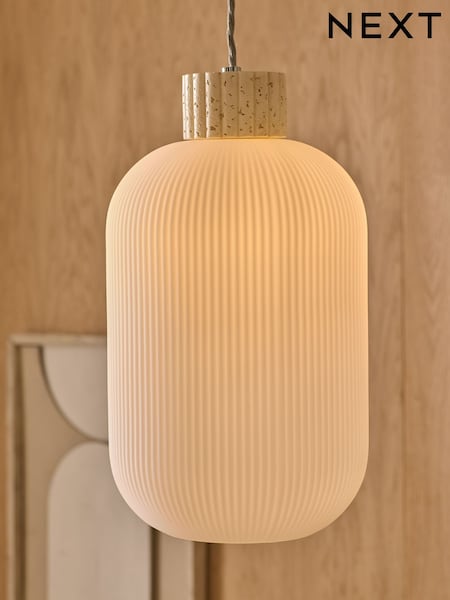 Natural Ryker Easy Fit Pendant Shade Light (AR4076) | £45