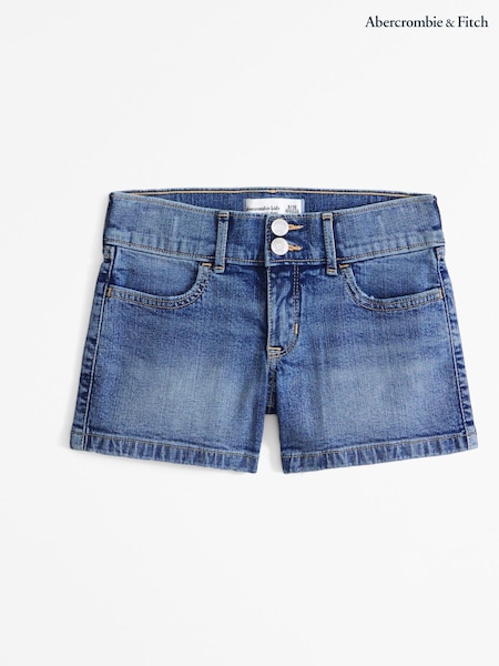 Medium Wash Low Rise Denim Shorts (AR4444) | £24
