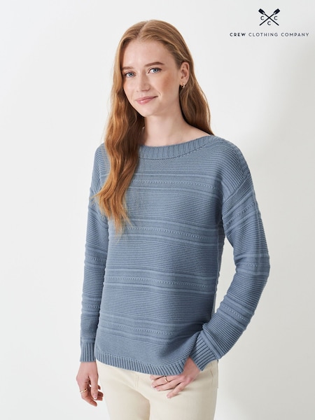 Crew Clothing Blue Crew Clothing Company Blue Tali Jumper (AR4605) | £49