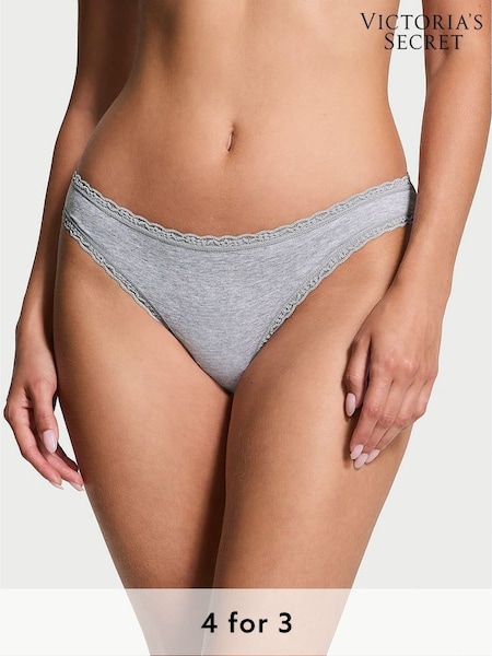Victoria's Secret Grey Heather Bikini Knickers (AR4711) | £9