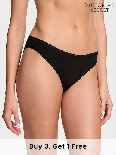 Victoria's Secret Black Bikini Knickers (AR4716) | £9