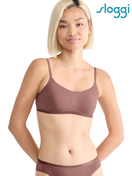 Sloggi Go Daily Cotton Highwaist Beige Briefs (AR4908) | £16