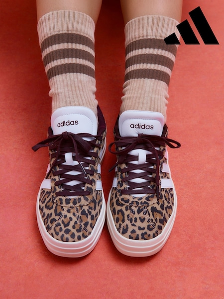 adidas Brown Light VL Court Bold Trainers (AR4969) | £70