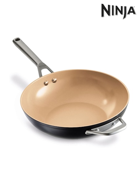 Ninja Grey Extended Life Ceramic Wok (AR6032) | £60