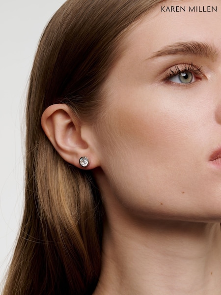 Karen Millen Crystal Dot Stud Earrings (AR6168) | £35