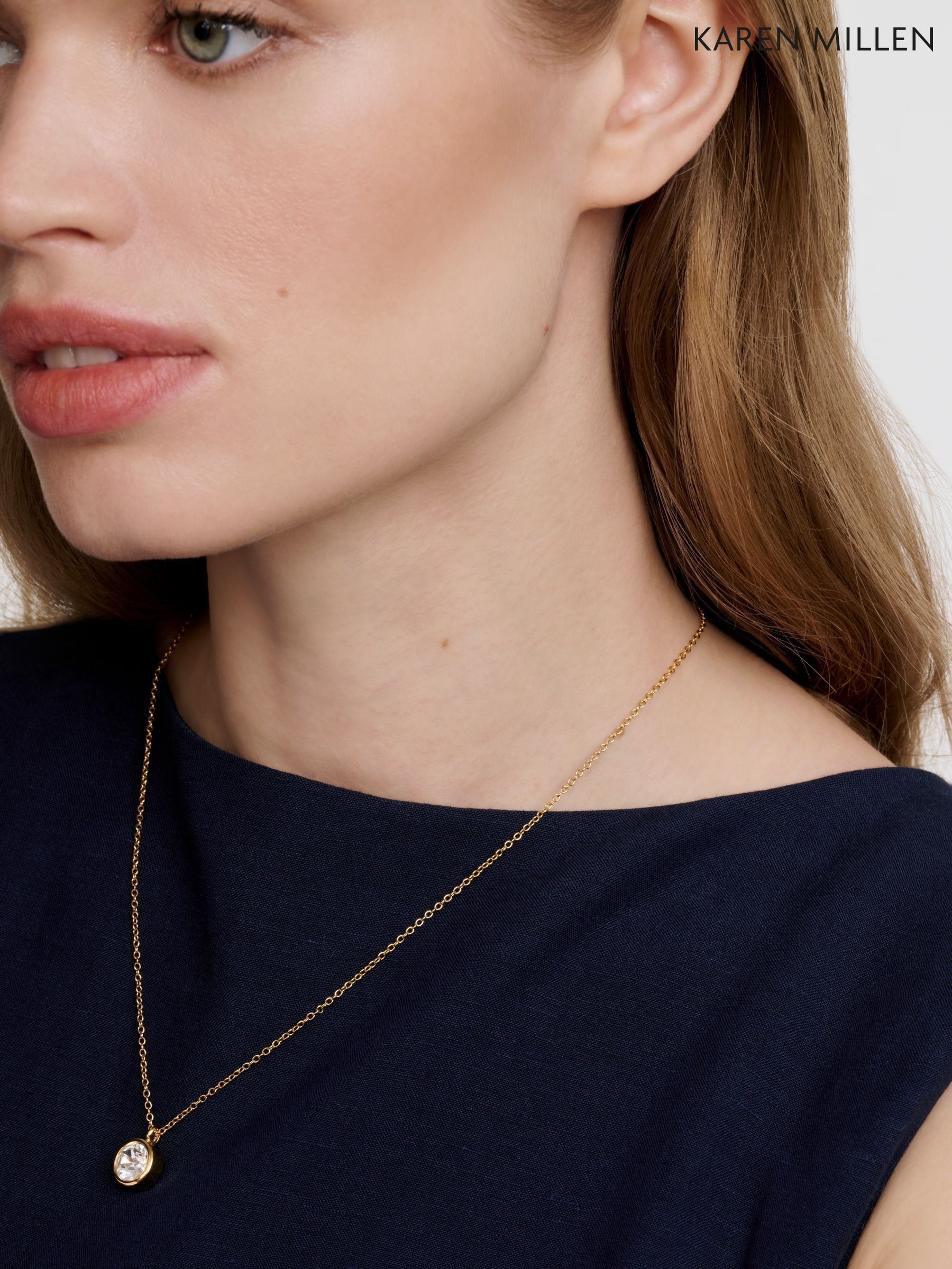 関税込 特価/完売前に【KAREN MILLEN】パール ドロップ Necklace akk95068_black_xl?$