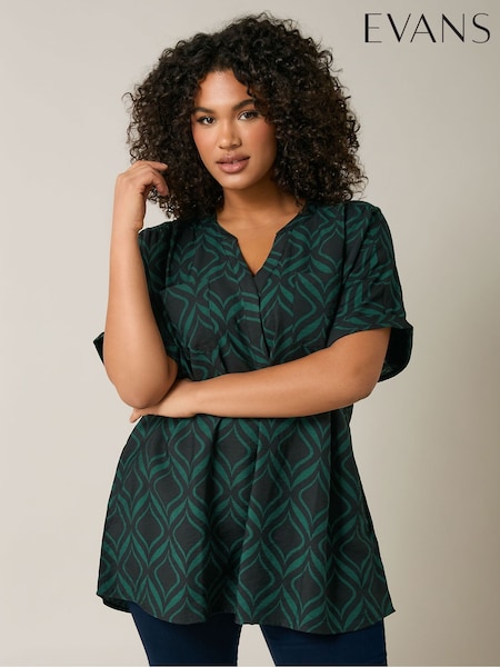 Evans Black Utility Shirt (AR6339) | £39