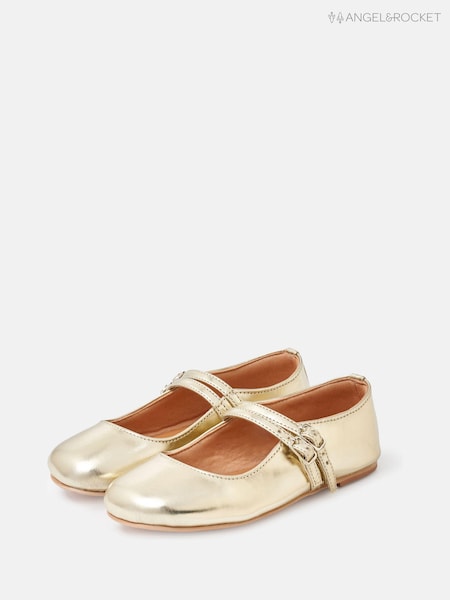 Angel & Rocket Pink Double Buckle Pumps (AR6386) | £30 - £32