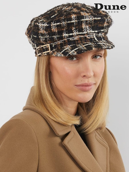 Dune London Natural Fabby Baker Boy Winter Cap (AR6462) | £45
