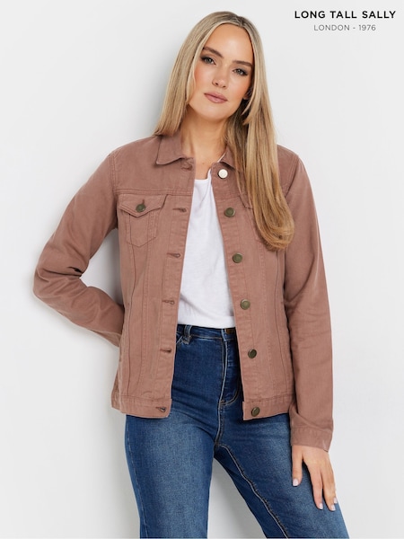 Long Tall Sally Pink Denim 100% Cotton Jacket (AR6687) | £50