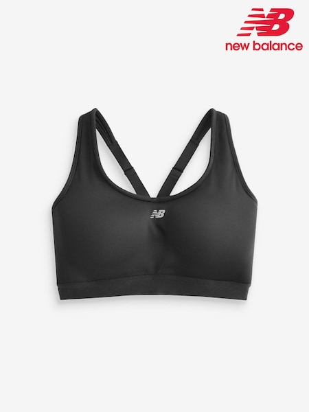 New Balance Black Womens Essential Run Bra (AR6731) | £45