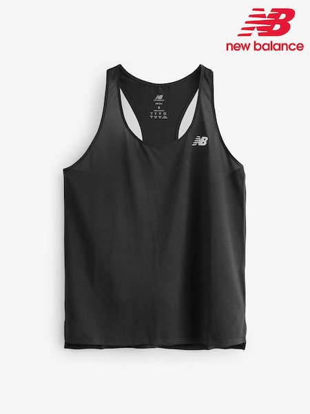New Balance Black Womens Essential Run Tank (AR6744) | £25