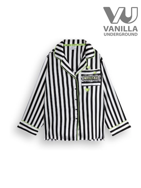 Vanilla Underground Black Womens Beetlejuice Pyjamas (AR7169) | £28