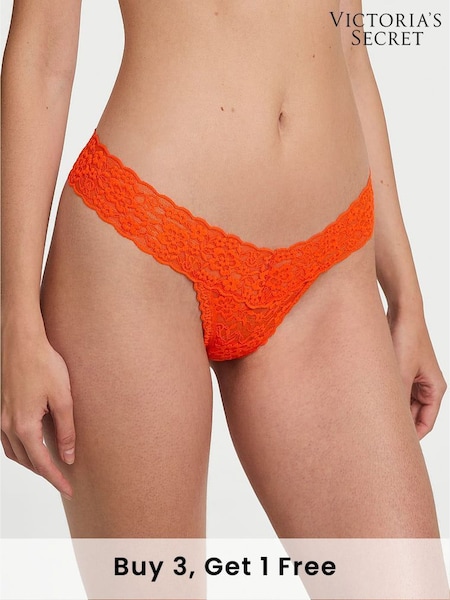 Victoria's Secret Wild Orange Thong Knickers (AR7196) | £9