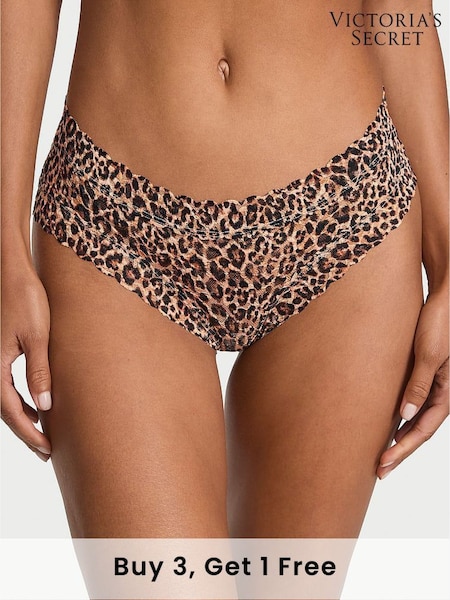Victoria's Secret Leopard Brown Cheeky Knickers (AR7197) | £9